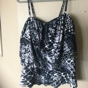 Bathing suit top only. Tankini top, almost new